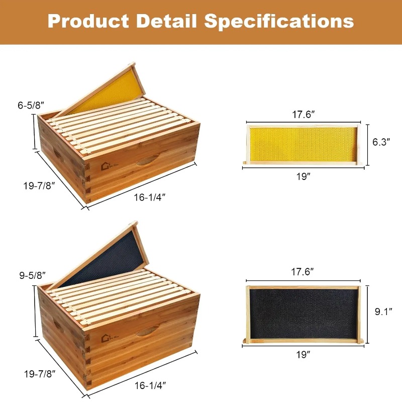 10-Frame Complete Beehive Kit, - Beehive Frame Wax review and price